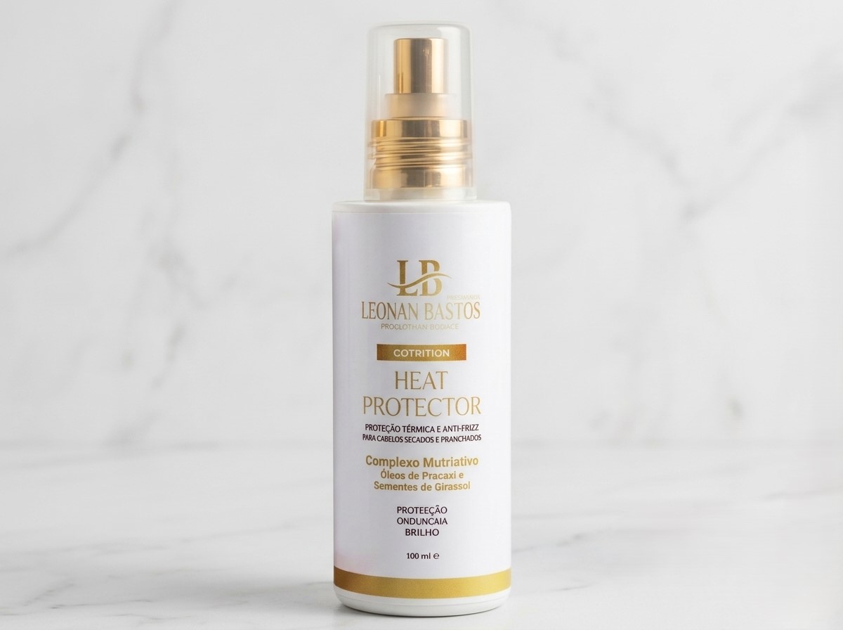 Heat Protector Leonan Bastos 130ml — proteção térmica para secador e chapinha